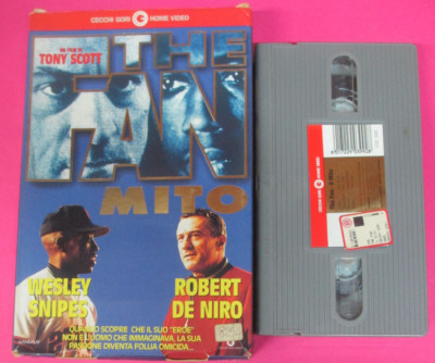 VHS film THE FAN IL MITO Robert De Niro Wesley Snipes CECCHI GORI (F72) no dvd**
