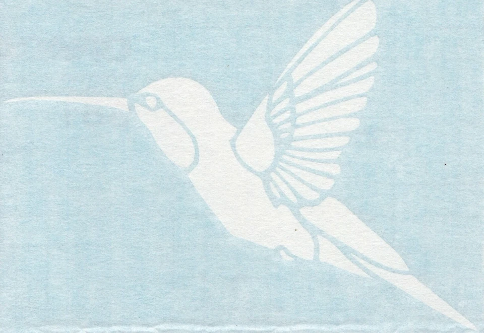 Colibrí - Nuevo Mundo Pájaro Ventana Automática Alta Calidad Vinilo Calcomanía Adhesiva 01202 Foto 2 de 2