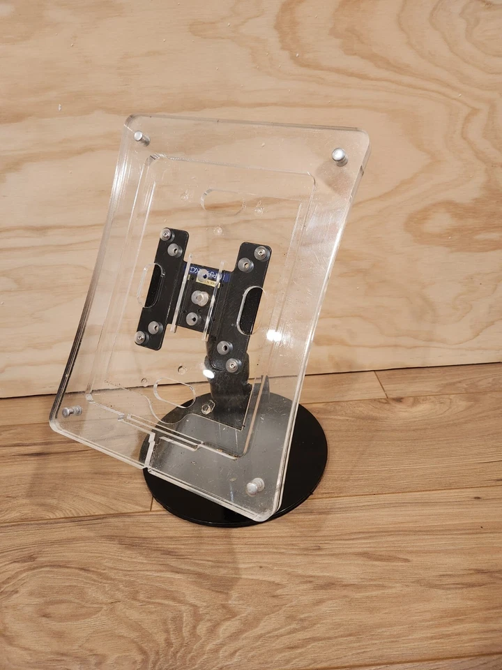 Acrylic Anti-Theft Tablet Desktop Stand for Samsung Galaxy Tab, iPad, Kindle - Image 2 of 4