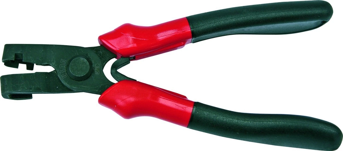 Pinza Tagliafascette Professionale In Acciaio Al Carbonio, Compatta E Sicura, Con Fermo Di Sicurezza, Per Fascette Nylon, Rossa