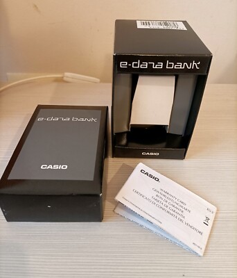 Casio e-data Bank 2617 Watch Box Watch Box Uhrenbox + Warranty 