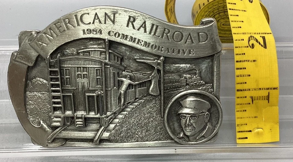 Vintage 1984 Commemorative American Railroad Belt Buckle - Arroyo Grande - Image 4 of 4