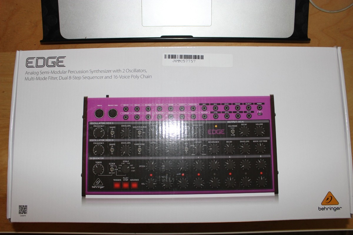 Behringer Edge Semi-modular Analog Percussion Synthesizer NIB | eBay