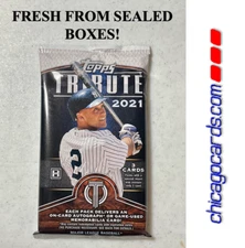 2021 Topps Tribute HOBBY Pack Look4 Juan Soto Judge Ronald Acuna Mike Trout AUTO