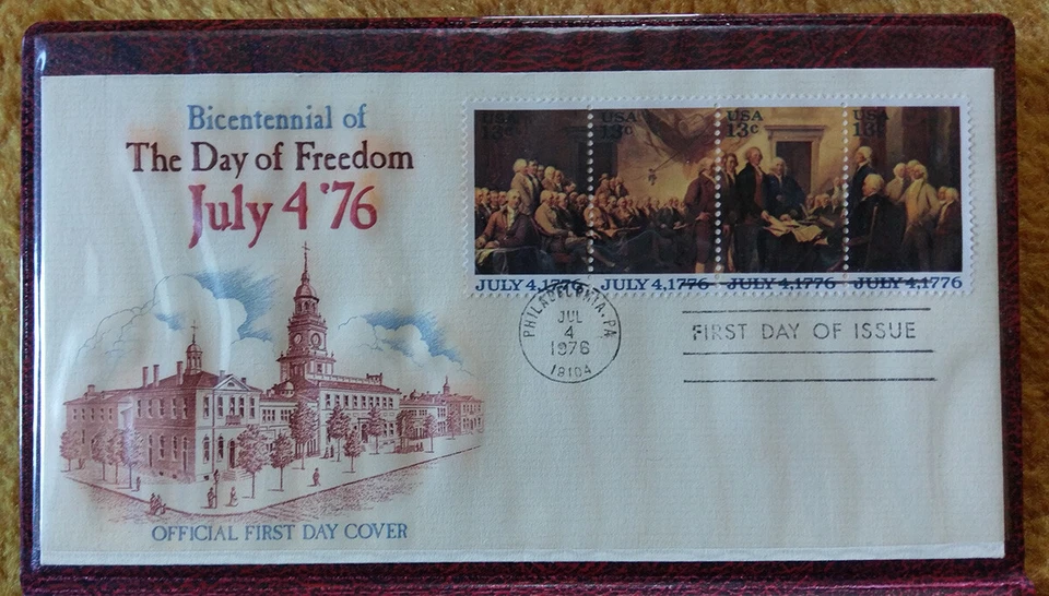 Bicentennial of the Day of Freedom July 4 '76 first day cover set - Image 2 of 4