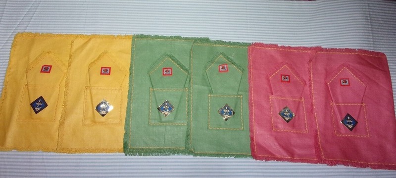 Vintage 12 Piece Unused Indanthren Placemats & Napkins Set w Original Tags