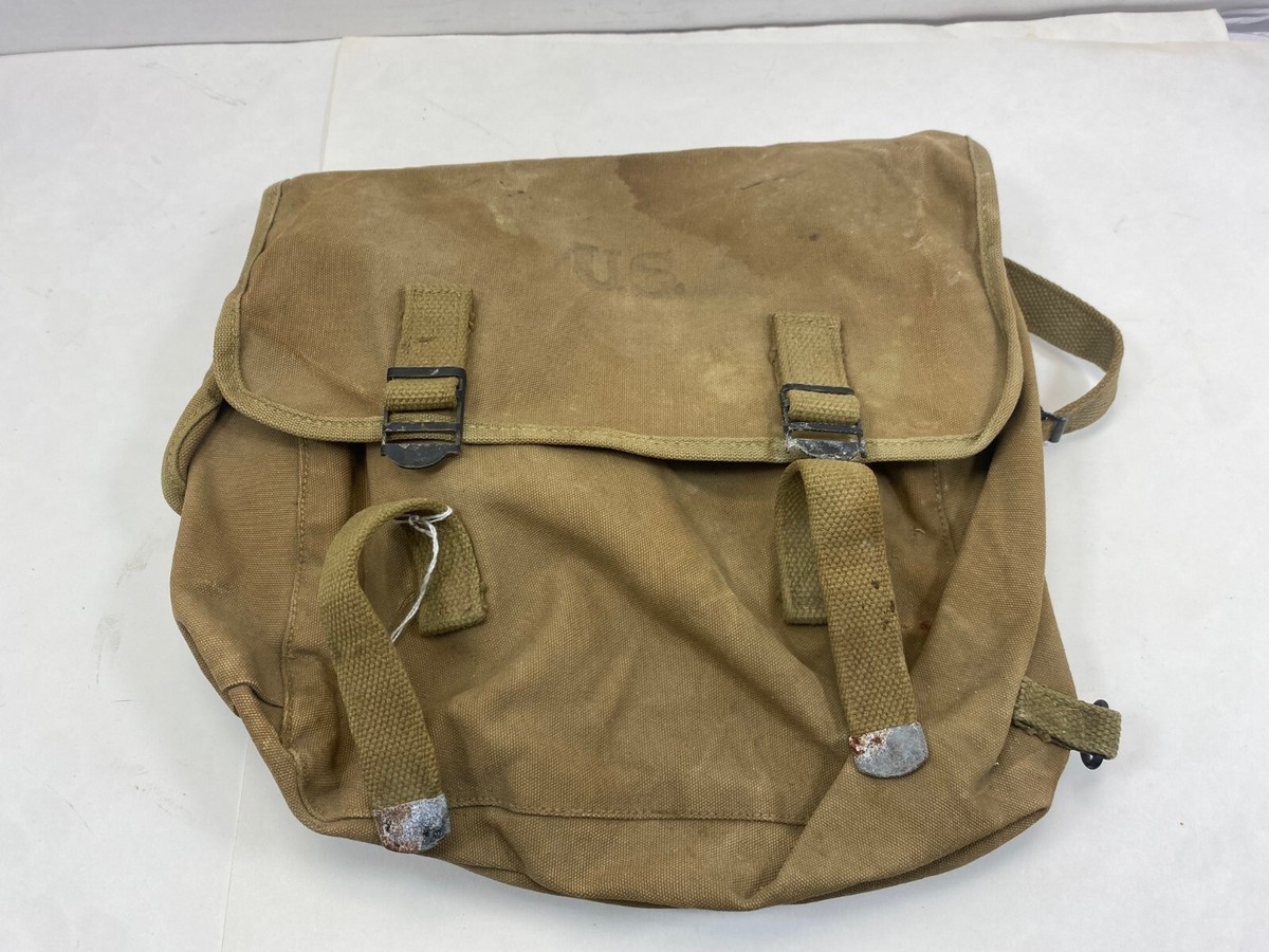 WW2 M-1936 Field Musette Bag, 1943 dated Copley Shoe Corp | eBay