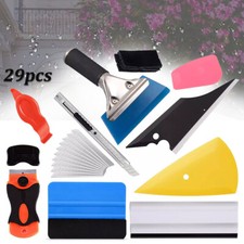 29 Window Tint Tools Kit Car Auto Film Tinting Scraper Squeegee Installation Us