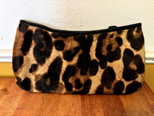 Sondra Roberts Women's Faux Fur Clutch Animal Print Cheetah Leopard