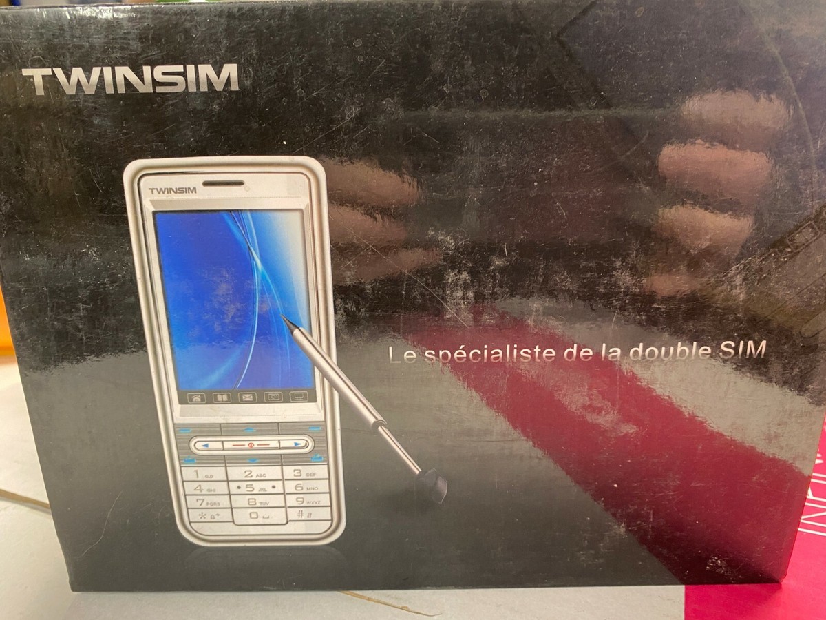 Vieux Téléphone Portable TwinSim – GSM Double SIM, Stock Ancien, Rare, Ex-demo, Neuf