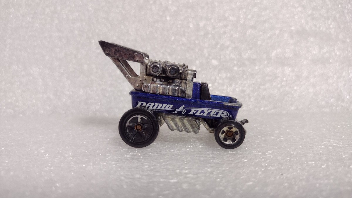 Hot Wheels Radio Flyer Wagon Blue 1996 Malaysia FREE
