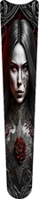 Goth Vampire Lady Dash Panel Insert. Harley Davidson 2000 - 2007 Softail Deuce
