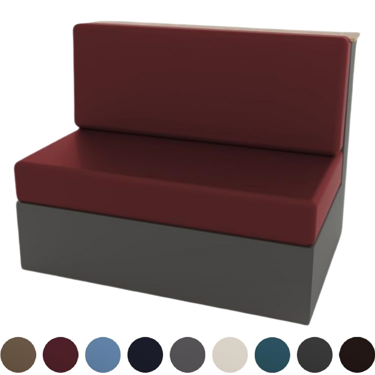 Fundas de cojín para comedor para autocaravana impermeables elásticas de cuero PU para cámper