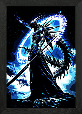 Avalon Chimäre Lancer Gerahmtes Wandbild Poster Leinwanddruck Bild