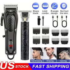 Professional Hair Clippers for Men, Professional Barber Clippers and Trimmer Set