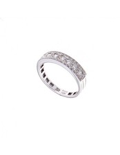 Anello Damiani Belle Epoque 20059565 Ring Oro Bianco Fascia Diamanti