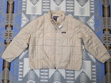 Patagonia Women's Light Gust Full Zip Quilted Jacket Oar Tan Sz XL 20560 ORTN
