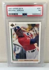 1991 Upper Deck Michael Jordan Rookie RC Baseball PSA 7 NM Centered Fresh Grade!