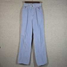 Vintage Levi  s Women  s California Straight Corduroy Pants Size 5 Light Baby Blue
