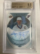 2015-16 Upper Deck Trilogy Ice Scripts Wayne Gretzky BGS 9.5 Auto HOF