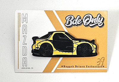 City Of Demons: Mazda RX7 Limited Edition Enamel Pin #39/50