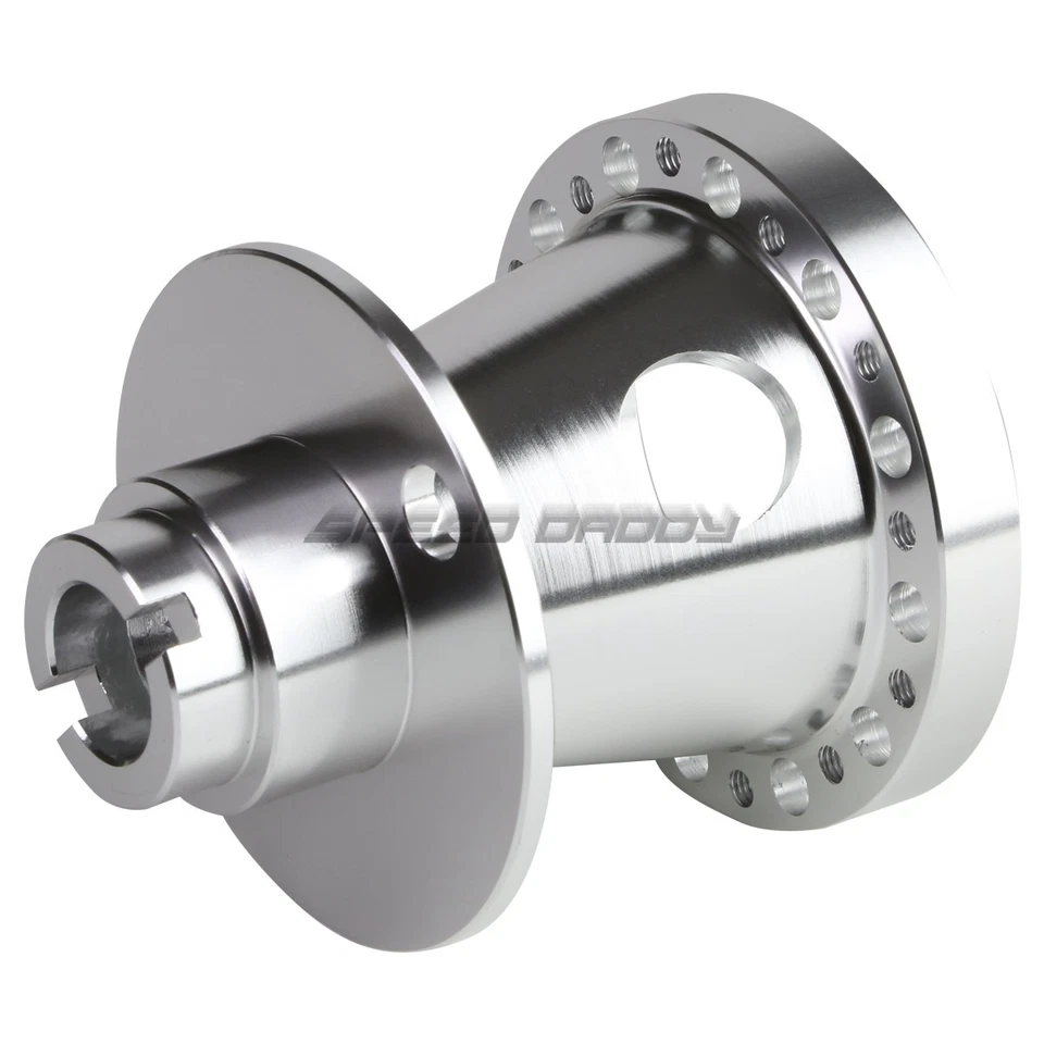 PARA 92-95 CIVIC EG/INTEGRA DC2 VOLANTE DE ALUMÍNIO PRATA ADAPTADOR DE CUBO DE 6 FUROS - Imagem 4 de 4