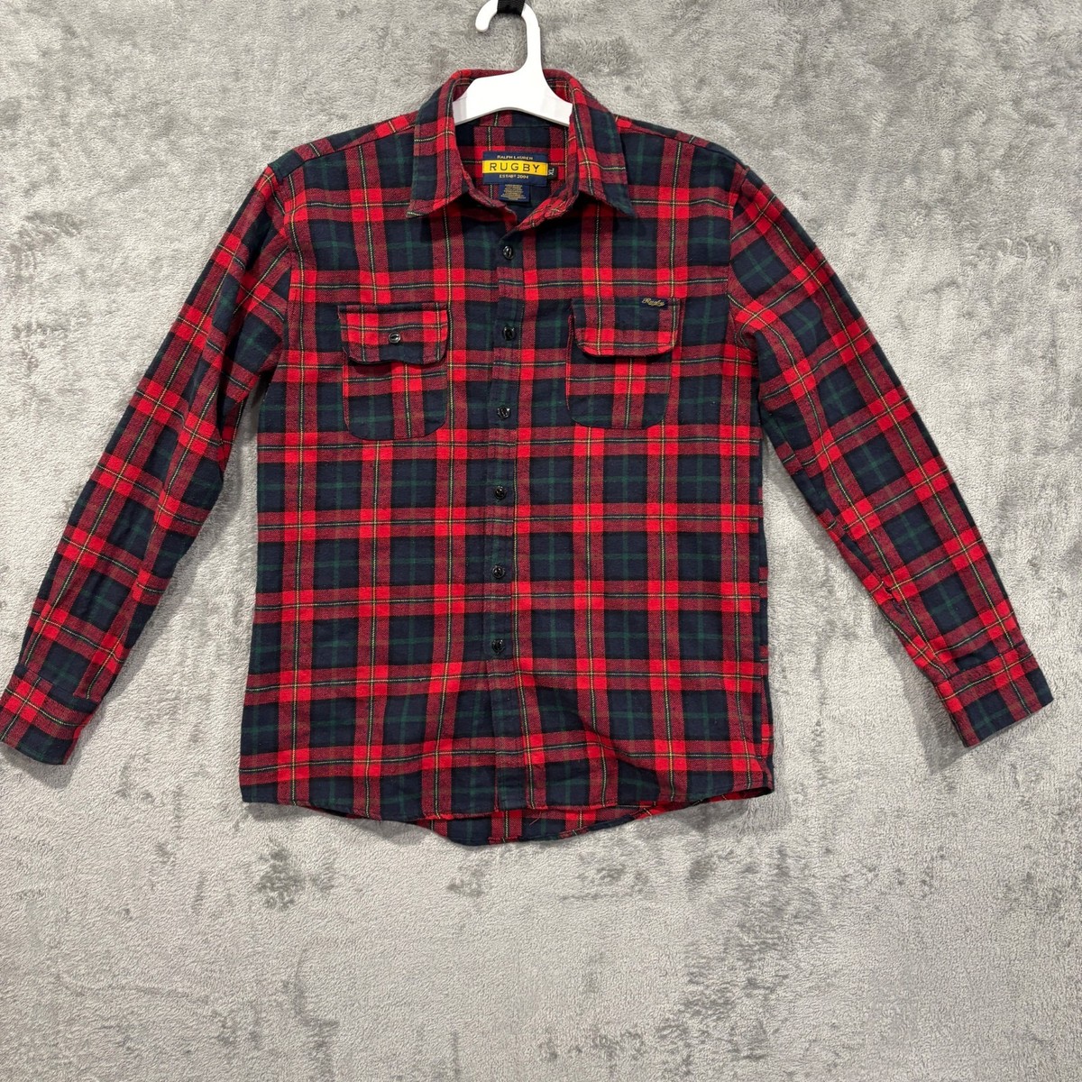 Rare Virgil Abloh Pyrex Vision 23 Ralph Lauren Rugby Flannel Shirt