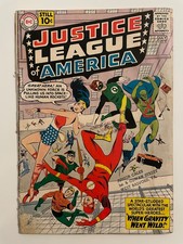 JUSTICE LEAGUE OF AMERICA #5 (1961) - Silver Age Comic - low grade