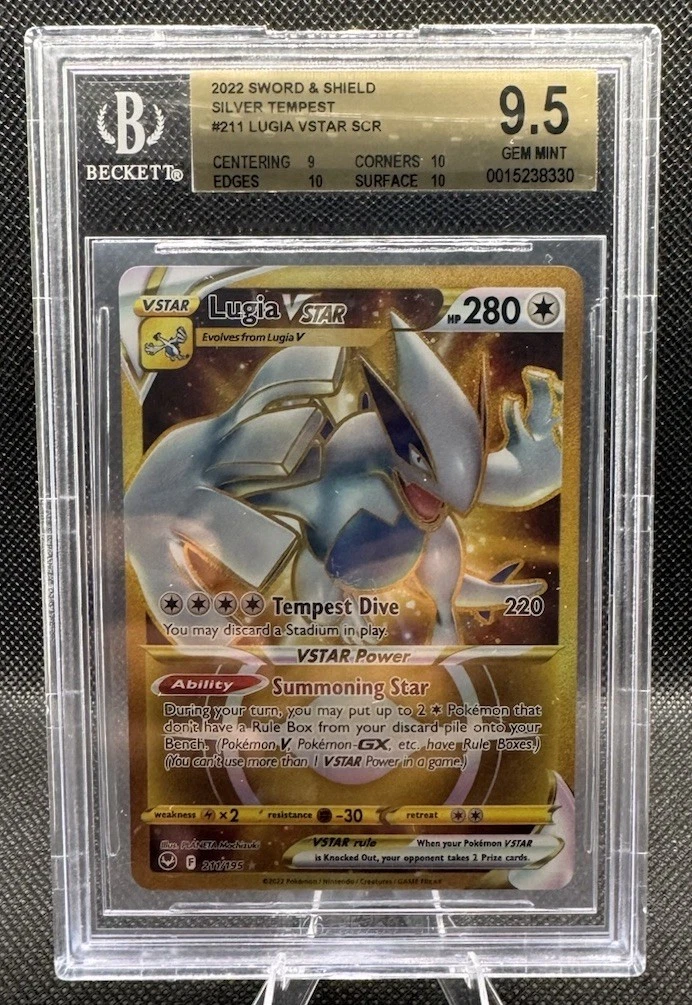 Pokémon TCG Beckett Grading Services (BGS) 9.5 Graded Secret Rare