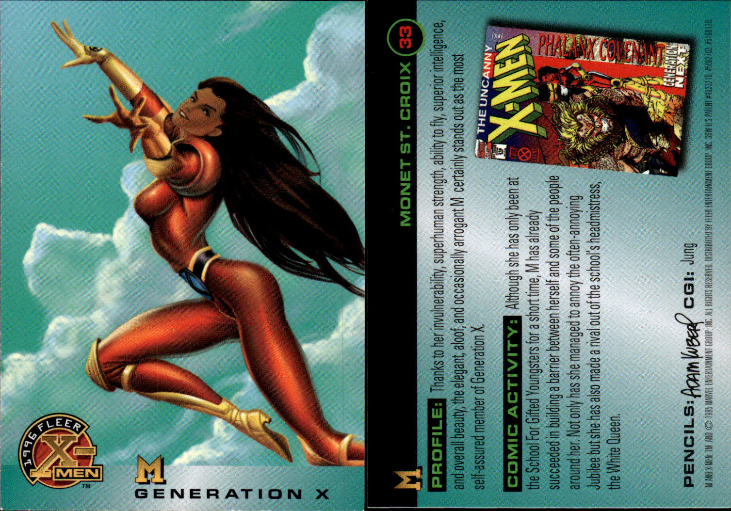 1996 Fleer X-Men #1-100 ~ Choose Your Card
