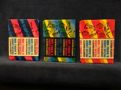 1976 Topps Fun Bag Unopened Pack (Cards could be up thru 1981) 3 Sealed Packs