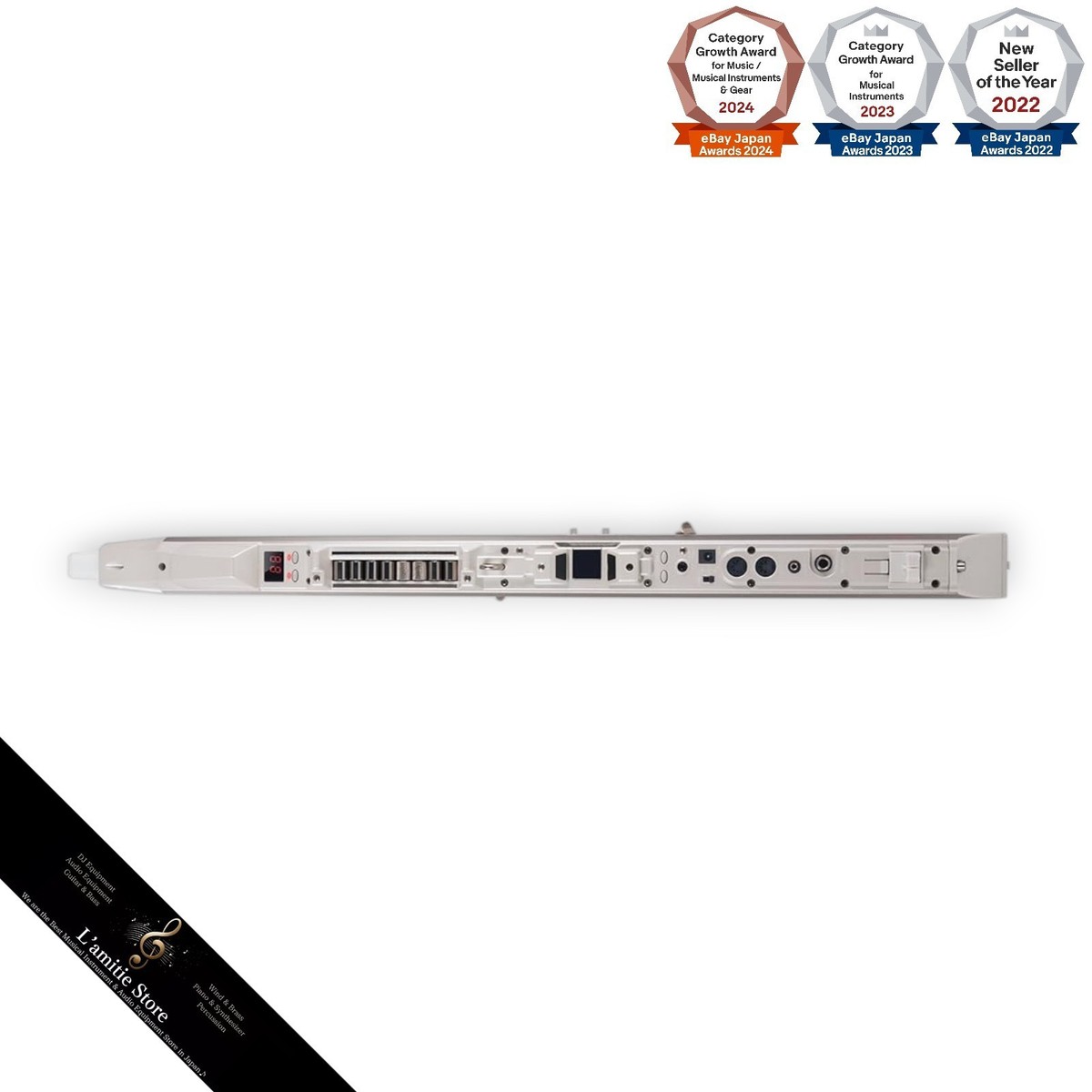 【美品】EWI4000S  AKAI PROFESSIONAL Akai Professional EWI4000SW Wireless Wind Synthesizer White EWI