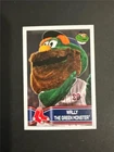 2014 Topps Album Stickers #18 Wally the Green Monster Mascot Red Sox