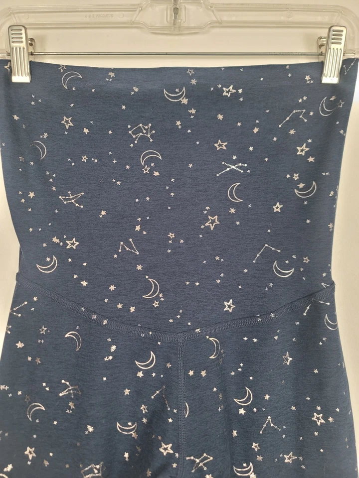 Beyond The Bump Love The Bump Softshine Yoga Tight Leggings Pants Medium Blue - Image 4 of 4