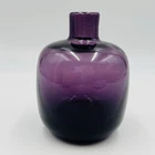 Vintage Blenko 6424 Amethyst Purple Spring Crocus Hand Blown Glass Vase