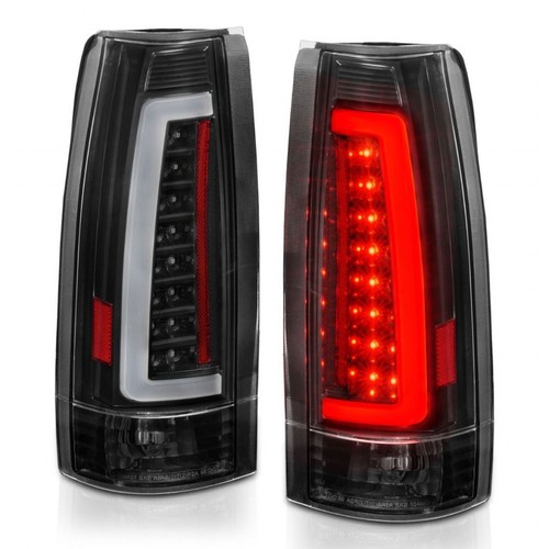 TRQ Performance Tail Light Clear Lens Black Housing for Tahoe Suburban