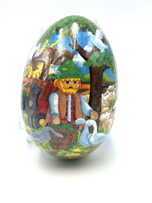 Playmobil Big Egg 3078 Baumeister Motorrad Gans Hund Neu Old Stock # EY