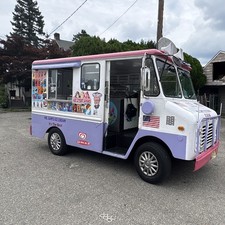 Ice Cream Food Truck Step Van Style Concession Food Service Vehicle