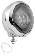 Namz Passing Lamp with Brackets - Chrome/Black - LLC-PLB-CB