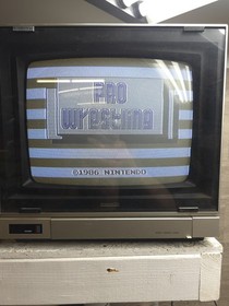 WWF WrestleMania Steel Cage Challenge & Pro Wrestling Nintendo NES Cart Only!!