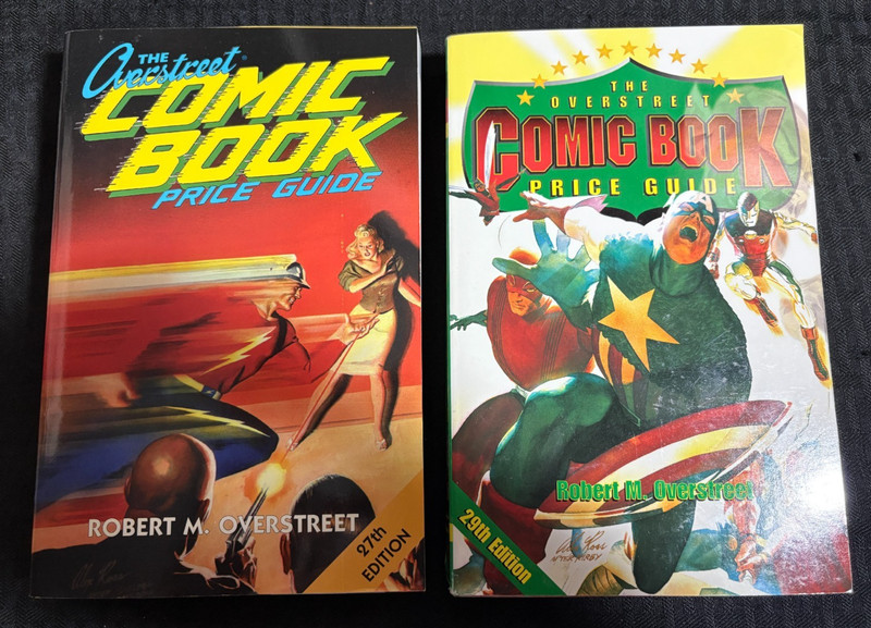 1997/1999 OVERSTREET Comic Book Price Guide #27 #29 FN+/FVF Flash / Avengers