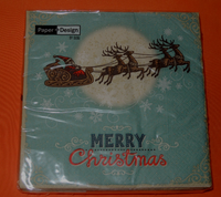 20 Servietten Weihnachten Merry Christmas Angebot 1 Packung Motivservietten Pd