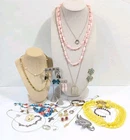 ALL SIGNED Gold Toned Vintage Mixed Jewelry Lot - Trifari Swarovski Selini