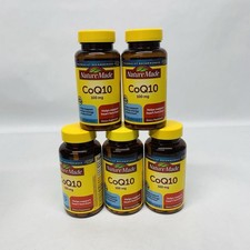      Lot Of 5 Nature Made CoQ10 100mg 40 Soft gels 100mg Heart Health 2026 