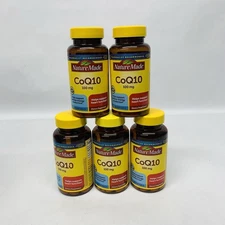🔥 ✅ Lot Of 5 Nature Made CoQ10 100mg 40 Soft gels 100mg Heart Health 2026+