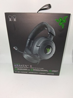 Razer Kraken V4 X Wired Over-the-Ear Gaming Headset USB-C/USB-A- fast shipping