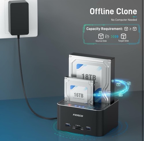 fideco sata/ide auf usb 3.0 adapter - Bild 6 von 7