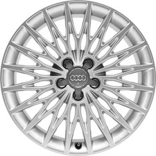 GENUINE AUDI A3 8V SILVER/CUT MULTI SPOKE 18" INCH ALLOY WHEELS X4 8V0601025BG