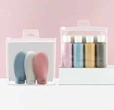 Tube squeeze type cosmetics sub-bottle