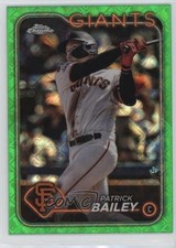 2024 Topps Chrome Logofractor Edition Green Refractor 81/99 Patrick Bailey 11ch